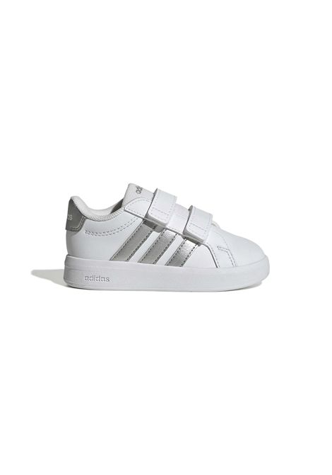 Adidas Grand Court 3.0 Shoes White Silver Infant ADIDAS CORE | Sneakers | JP9373-